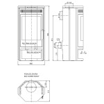 Krbová kamna ABX Baltik 4 pískovec